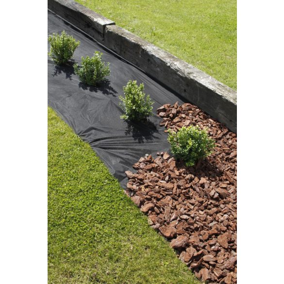 Rugalmas talajtakaró 40 g/m2 PE 1,40 x 5m,	 fekete