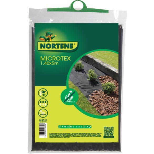 Rugalmas talajtakaró 40 g/m2 PE 1,40 x 5m,	 fekete