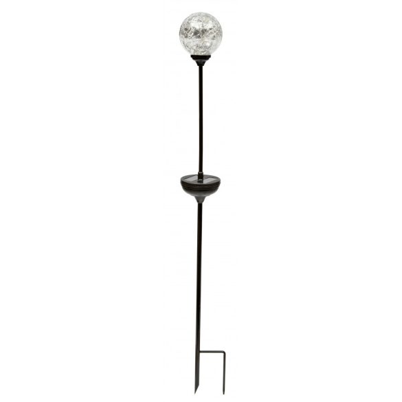 Leszúrható napelemes lámpa - 9 x 77cm, ezüst