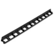   MŰANYAG ÁGYÁS-, ÉS GYEPSZEGÉLY - 100CM X 8CM X 4,5 CM, FEKETE (térkőszegély) BORDER