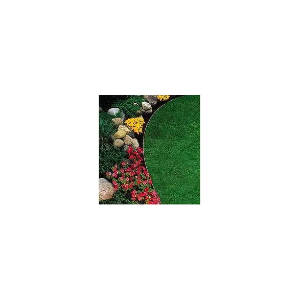 Műanyag ágyás-, és gyepszegély - 100cm x 8cm x 7,8cm, fekete (térkőszegély) BORDER