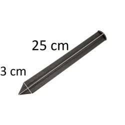   Leszúró tüske műanyag ágyásszegélyekhez 12 db/csomag - 25cm, fekete
