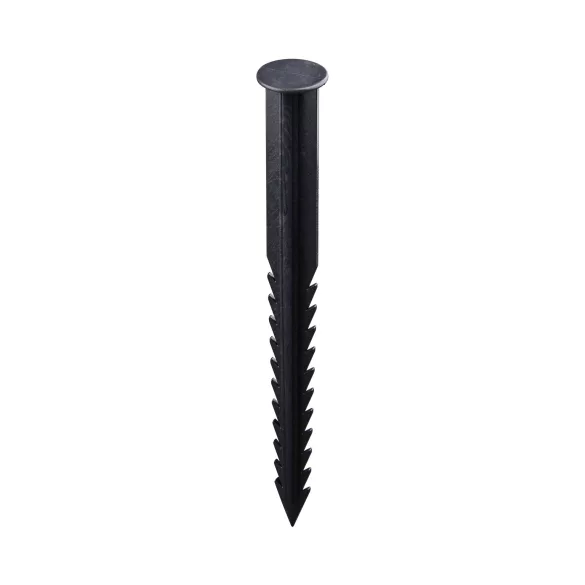 Leszúró tüske műanyag ágyásszegélyekhez 12 db/csomag - 25cm, fekete