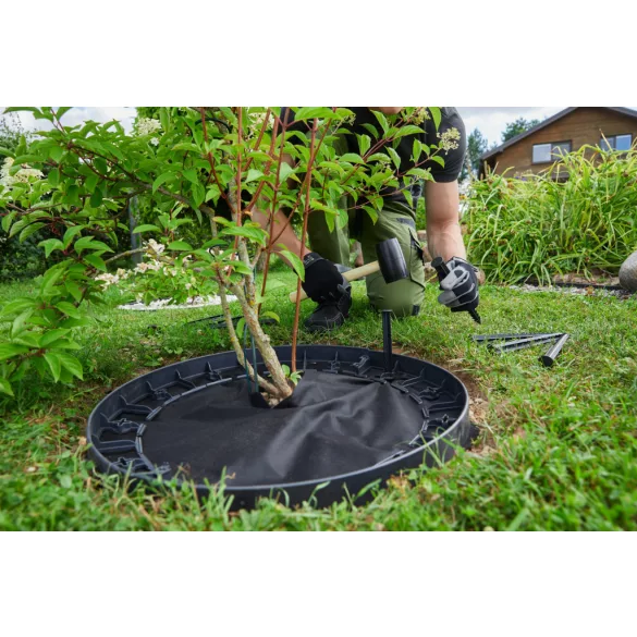 Leszúró tüske műanyag ágyásszegélyekhez 12 db/csomag - 25cm, fekete