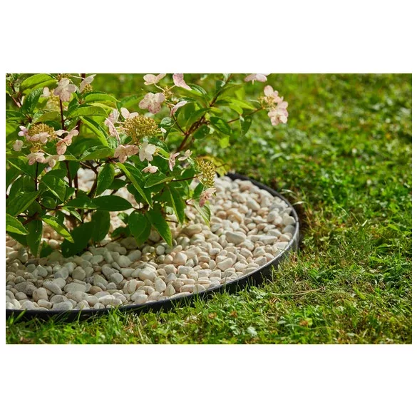 MŰANYAG ÁGYÁS-, ÉS GYEPSZEGÉLY - 100CM X 8CM X 5,8 CM, FEKETE (térkőszegély) BORDER
