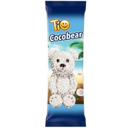   Tio Chocobear 60G Fehér-Kókusz bevonóba Mártott Kakaós Piskóta Csoki Krémmel
