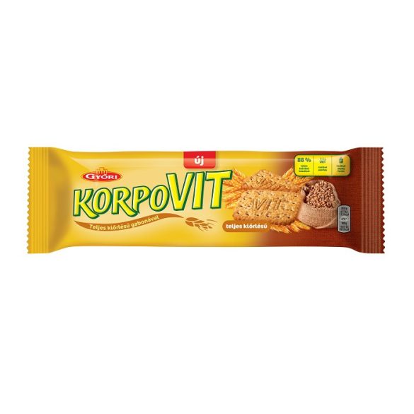 Győri Korpovit teljes kiőrlésű keksz 174 g