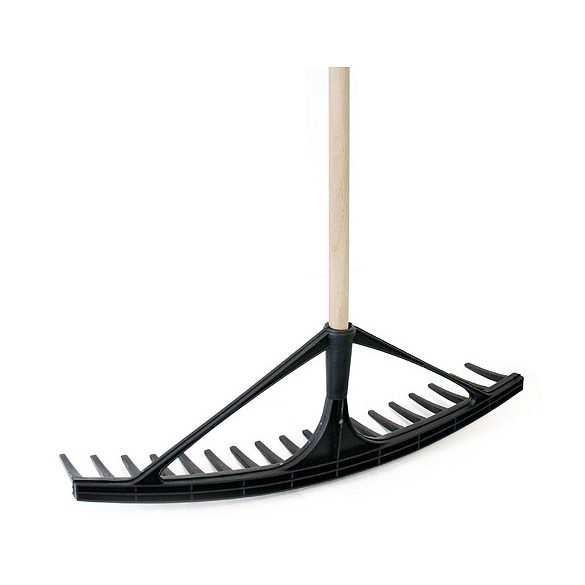 Gereblye nyéllel, pvc, 18 fogú