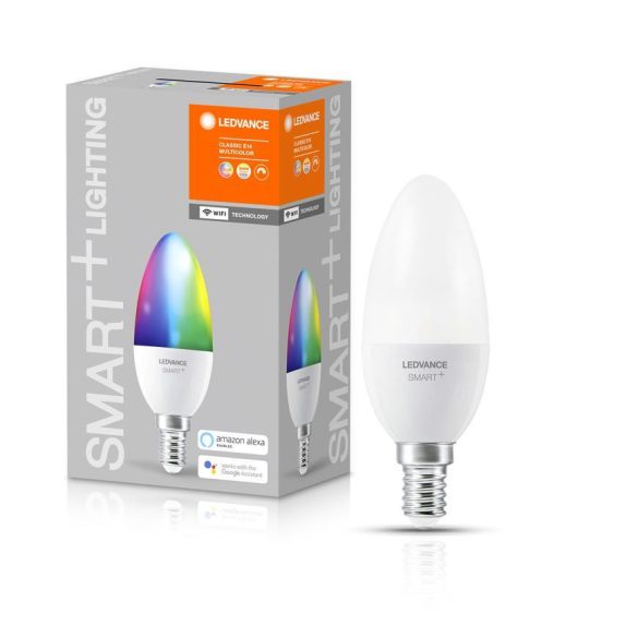LEDVANCE® SMART + WIFI 040 bulb (ean5556) dim - dimmable, color changing, 5W, E14, CLASSIC B