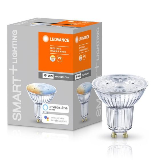 LEDVANCE® SMART + WIFI 050 bulb (ean5679) dim - dimmable, GU10, 2700K-6500K, PAR16