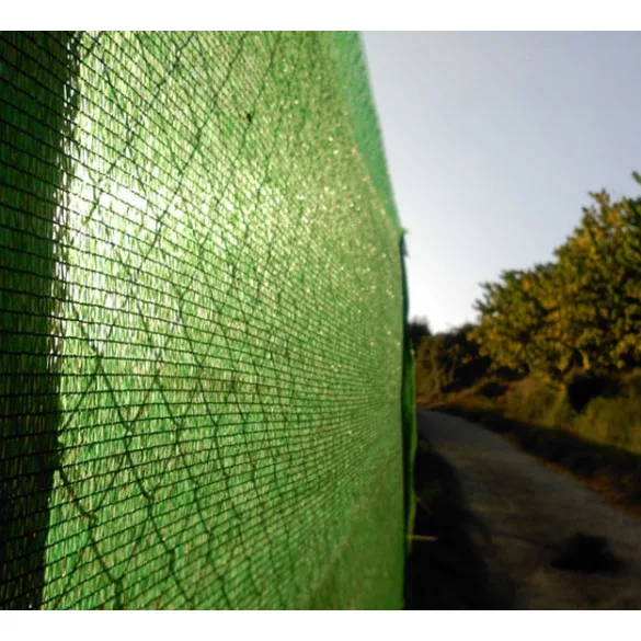 80%-os UV álló HDPE árnyékoló háló 1,8 x 50 m - 90 g/m2 - zöld