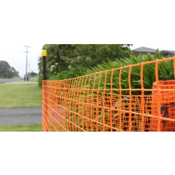   BARRIER háló 1,0 m, L-30 m, UV, HDPE (átmérő: 8,5X2,5 cm) műanyag háló