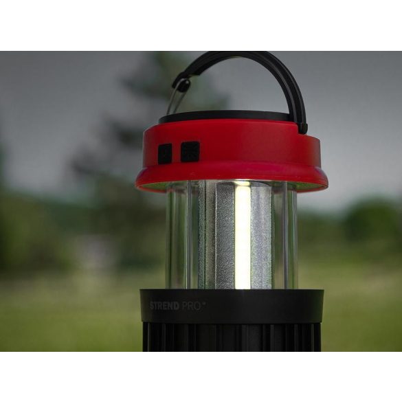Lampa SP, proti hmyzu a komárom, kempingová, solárna, USB, červená, 15x8,60 cm