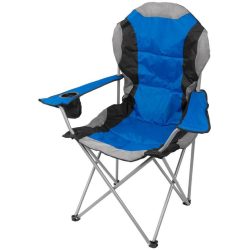 Stolička SP, skladacia, modrá, kempingová, 80x50x105 cm
