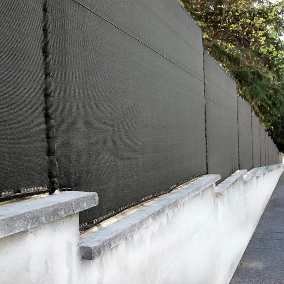 Árnyékoló háló 1,8 x 10 m - 230 g/m2 - antracit - 95%