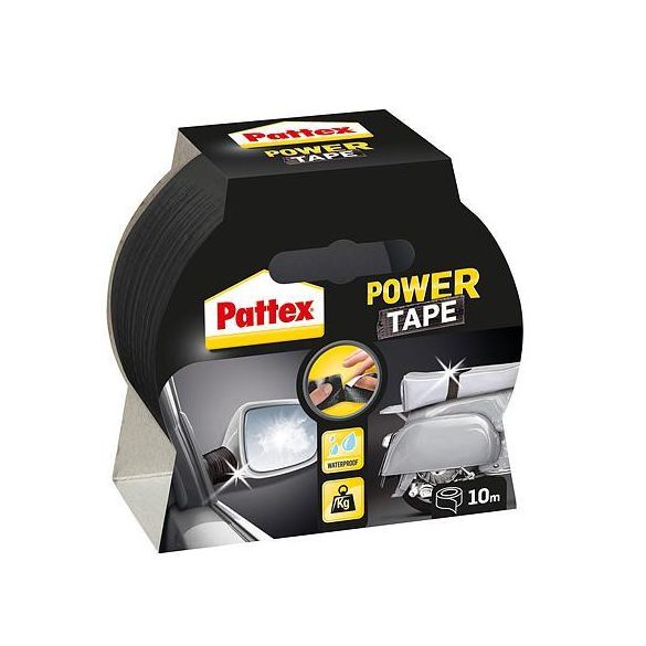Pattex® Power Tape szalag, 50 mm, L-10 m, fekete
