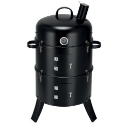 BBQ Smoker Grill, 3in1, 44x78 cm
