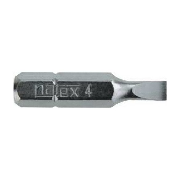 Bit Narex 8071 01, lapos, heg 1/4 ", 4,0 / 30 mm