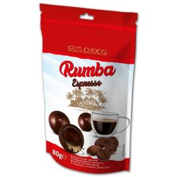 GutiChoco Rumba 80G Rum-Kávé Drazsé Étcsokoládéval