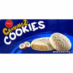 Jouy&Co130G Cravingz Cookies Kókusz