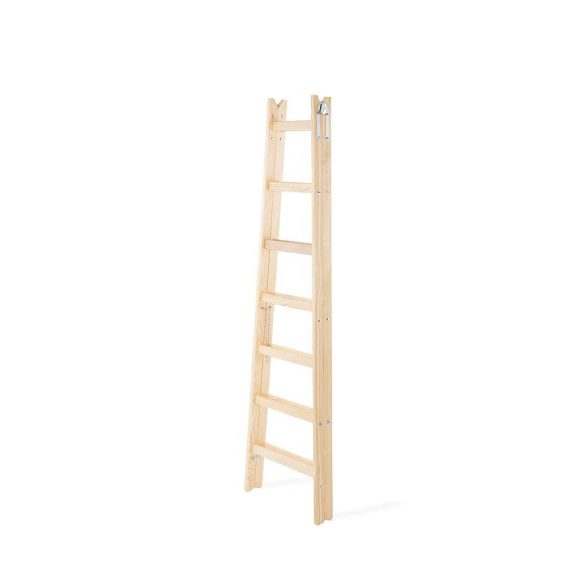 Rebrík SP, 7-stupňový, dvojitý, maliarsky, drevený, 2,26 m, max. 150 kg