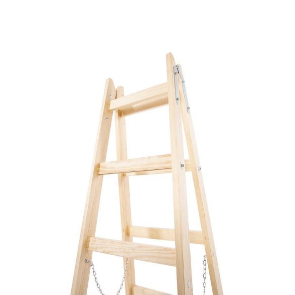 Rebrík SP, 7-stupňový, dvojitý, maliarsky, drevený, 2,26 m, max. 150 kg