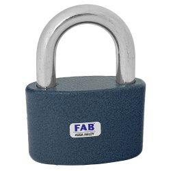 Zár FAB 30H 52 mm,  függő, 3 kulcs, Hardened