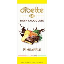 Dibette Choco 80G Ét Pineapple Fruktózzal