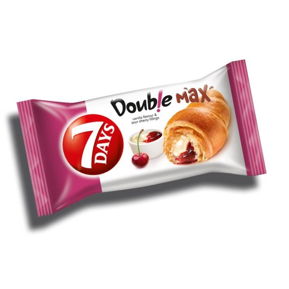 7 Days Croissant Double 80G Vanília-Meggy