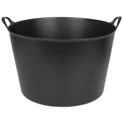 Vödör SP Flexi, fekete, burkoló, füles, 51,5x39 cm, 55 L