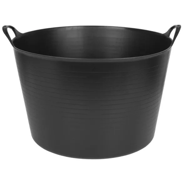 Vödör SP Flexi, fekete, burkoló, füles, 51,5x39 cm, 55 L