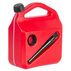 HOLECZECH palack 5 litere, üzemanyagra, piros
