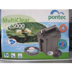   Pontec MultiClear Set 5000 többkamrás átfolyó szűrőkészlet UVC-vel
