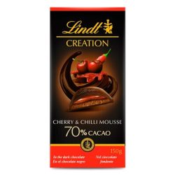   Llindt CREATION karamella ízű krémmel Töltött Tejcsokoládé 150g