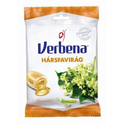   Verbena 60G Hársfavirág ízű töltelékkel töltött cukorka