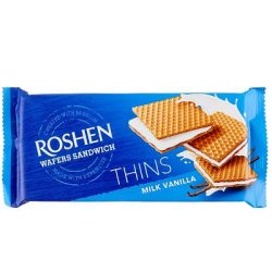 Roshen Thins Sandwich 55G Tej És Vaníliakrémes Ostya