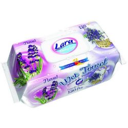 Lara Baby Törlőkendő 120Db-os Lavender Dream