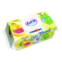 Lara Baby Törlőkendő 120Db-os Grapefruits&Lemon