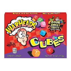 Warheads 113G Sour Sweet Cubes