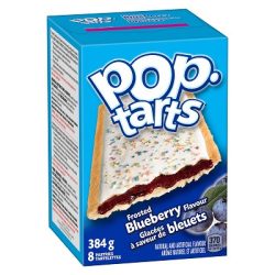 Kelloggs 384G Pop Tarts Frosted Blueberry