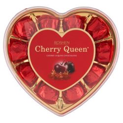   Cherry Queen Szívdesszert étcsokoládés alkoholos-meggyes bonbon 125G