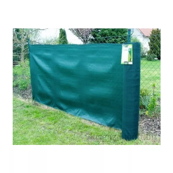 Vastagon szőtt időjárásálló árnyékoló háló, zöld - 230g/m2, 1,5 x 10 m - 95%