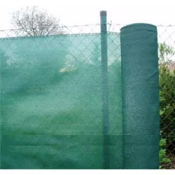 Árnyékoló háló, zöld - 160g/m2, 2 x 10 m 90%