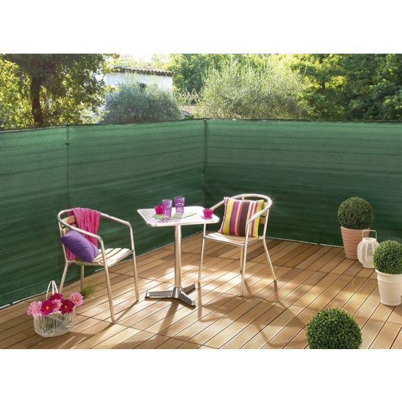 Árnyékoló háló, zöld - Extra vastag 1,8 x 50 m 99%