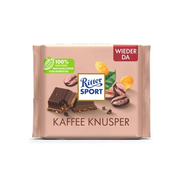 Ritter Sport 100G Coffee Knusper Étcsokoládé 464174