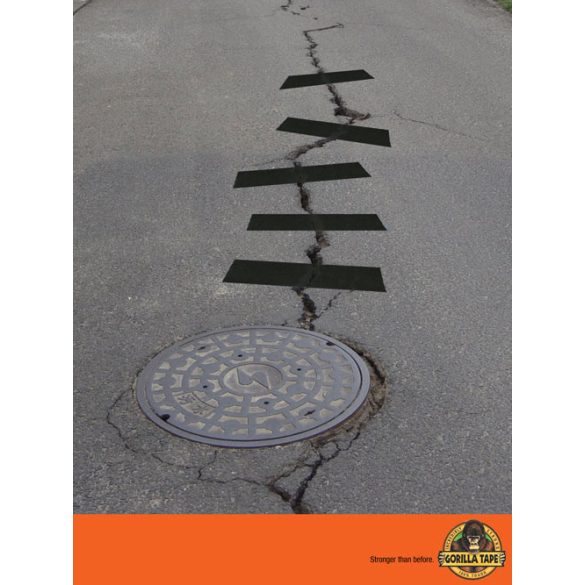 Gorilla Tape ragasztószalag 11m x 48mm - fekete