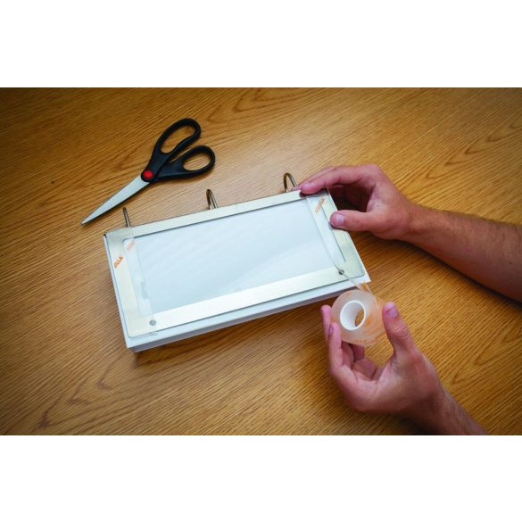 Kristálytiszta kétoldalas öntapadó ragasztószalag 1,52m x 25,4mm