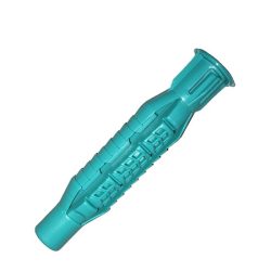 műanyag tipli univerzális peremes zöld   6x45 mm