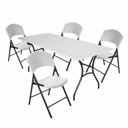   Lifetime szett (asztal + 4 szék) összecsukható családi 183 cm