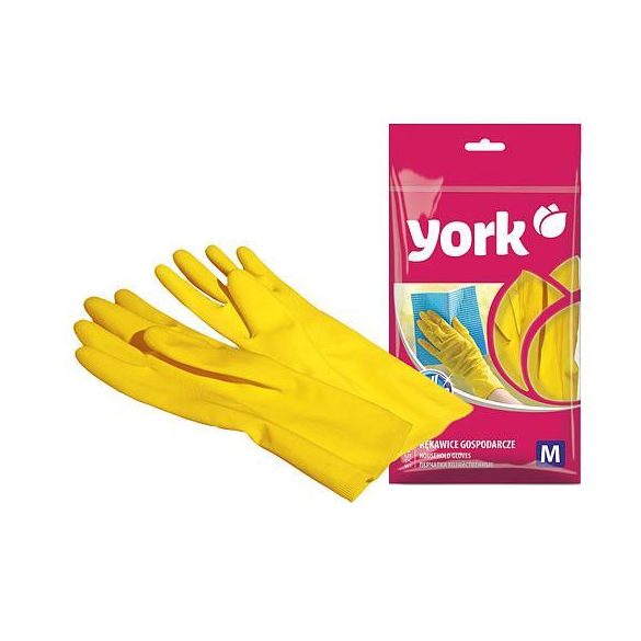 Kesztyű York 092020, (M), sárga, háztartásba